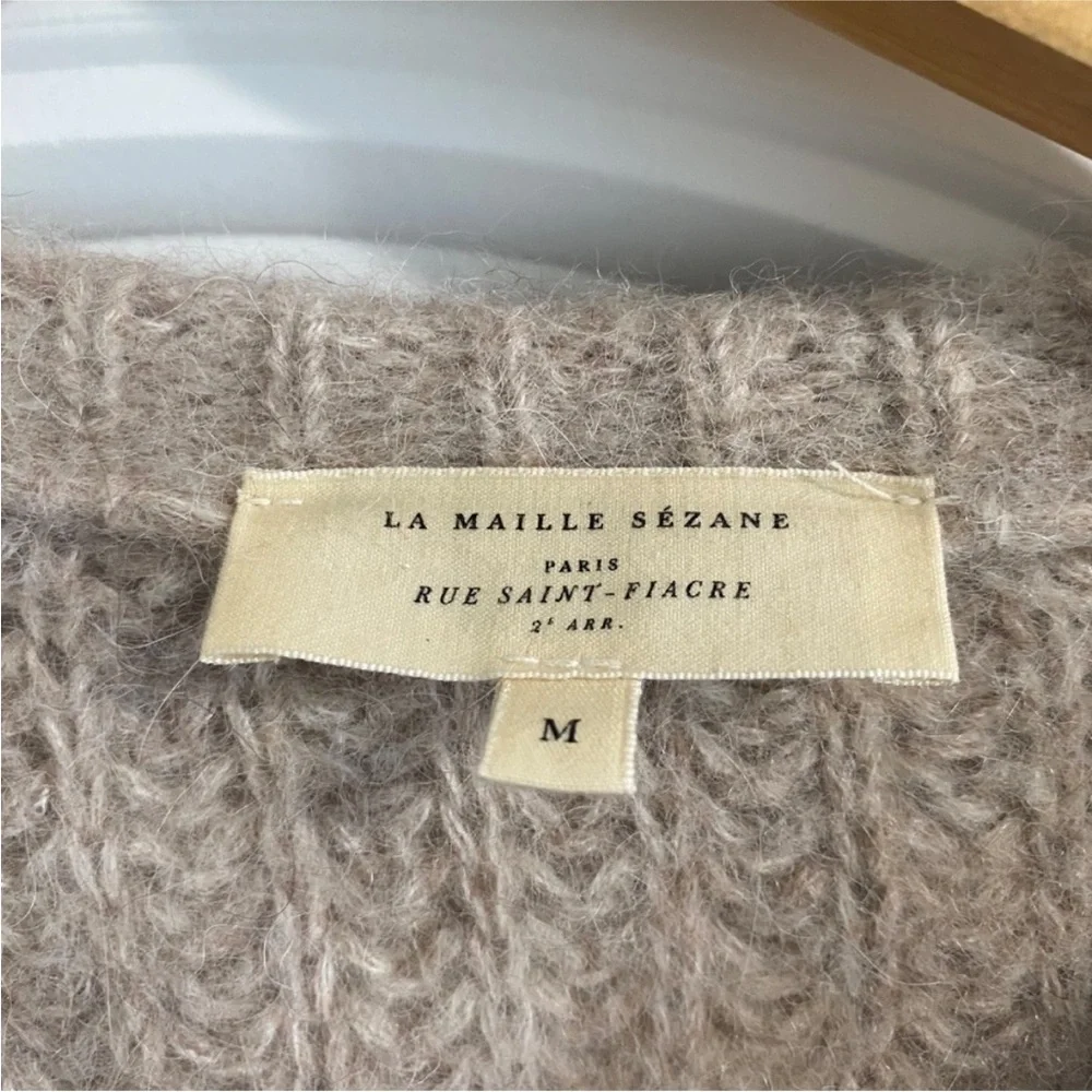 Sezane Beige Emile Cardigan - Picture 4 of 4